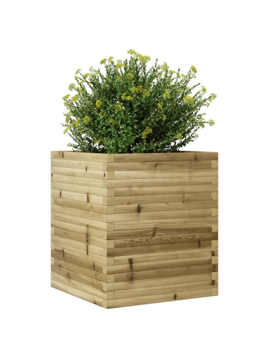 Zahradní truhlík 60 x 60 x 68,5 cm impregnované borové dřevo