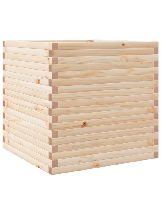 Zahradní truhlík 70 x 70 x 68,5 cm masivní borové dřevo
