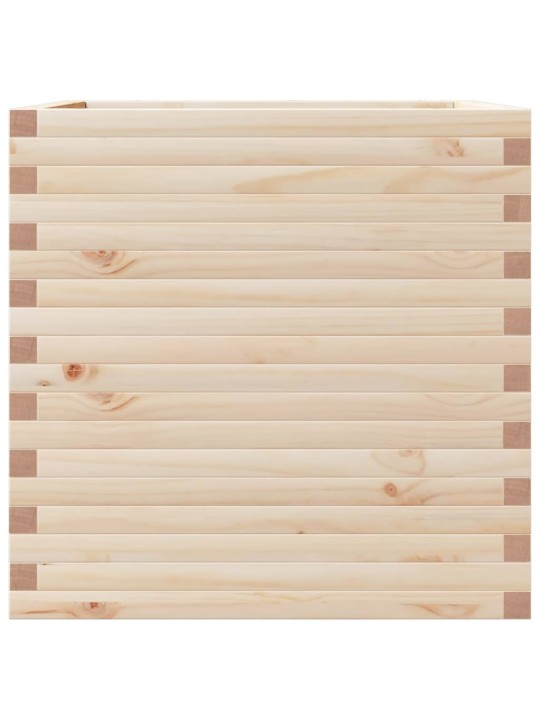 Zahradní truhlík 70 x 70 x 68,5 cm masivní borové dřevo