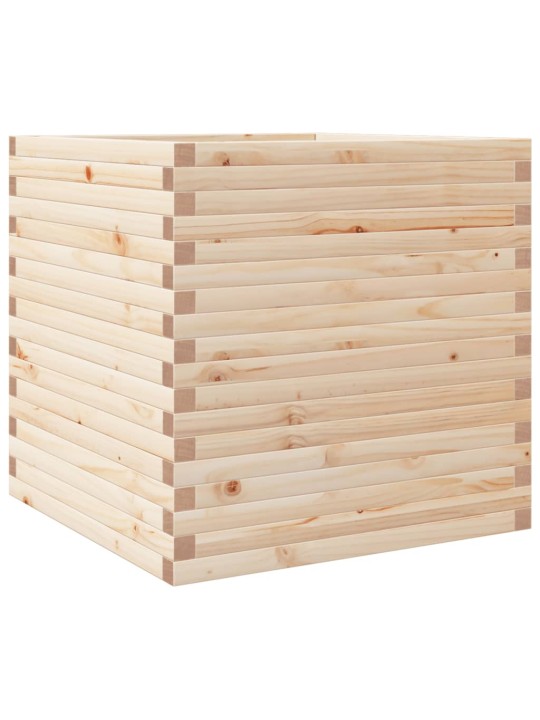 Zahradní truhlík 70 x 70 x 68,5 cm masivní borové dřevo
