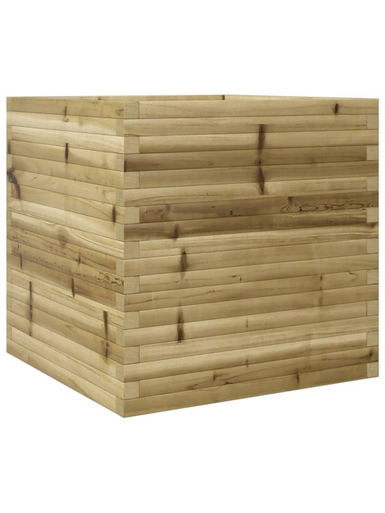 Zahradní truhlík 70 x 70 x 68,5 cm impregnované borové dřevo