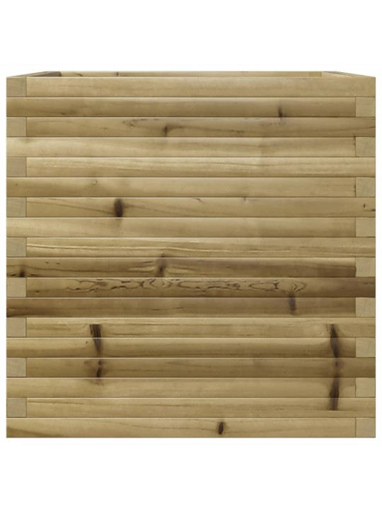 Zahradní truhlík 70 x 70 x 68,5 cm impregnované borové dřevo