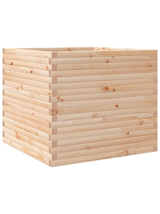 Zahradní truhlík 80 x 80 x 68,5 cm masivní borové dřevo