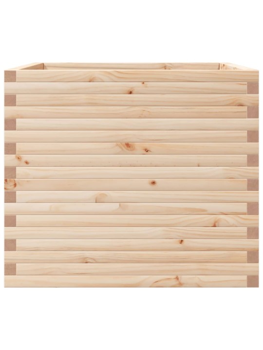 Zahradní truhlík 80 x 80 x 68,5 cm masivní borové dřevo