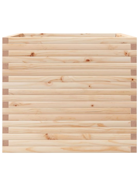 Zahradní truhlík 80 x 80 x 68,5 cm masivní borové dřevo