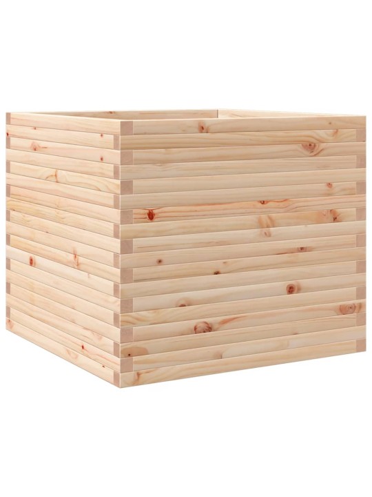 Zahradní truhlík 80 x 80 x 68,5 cm masivní borové dřevo