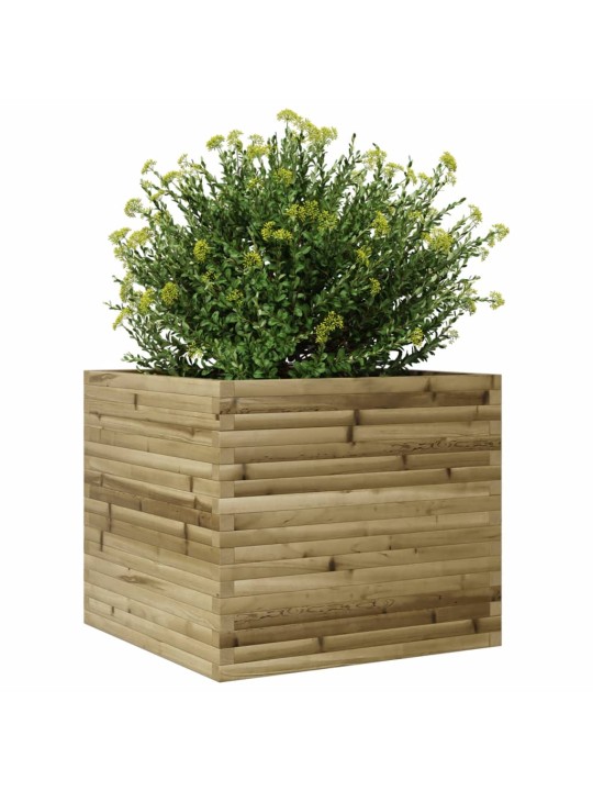 Zahradní truhlík 80 x 80 x 68,5 cm impregnované borové dřevo