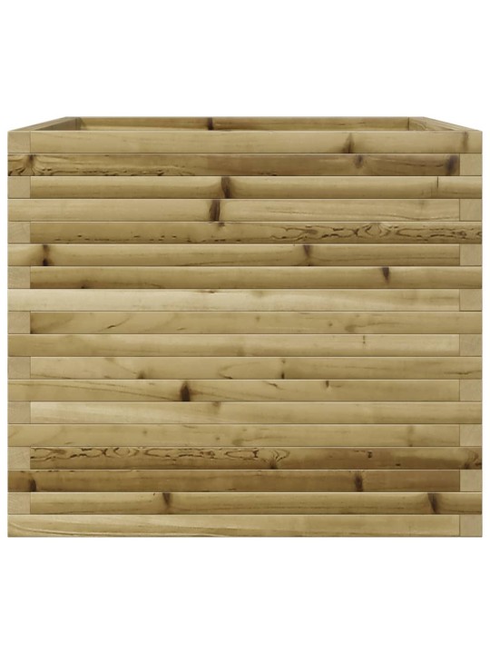 Zahradní truhlík 80 x 80 x 68,5 cm impregnované borové dřevo