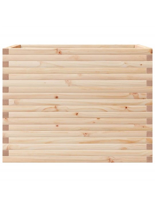 Zahradní truhlík 90 x 60 x 68,5 cm masivní borové dřevo
