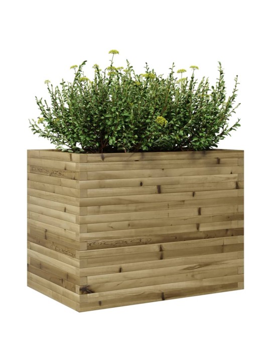 Zahradní truhlík 90 x 60 x 68,5 cm impregnované borové dřevo