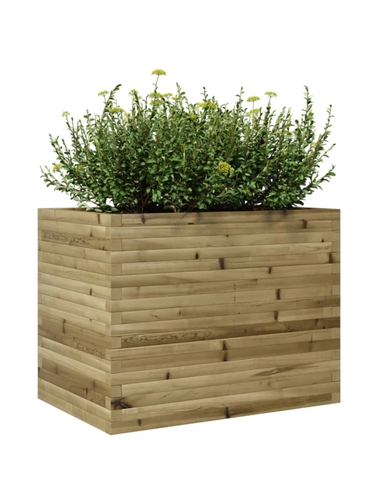 Zahradní truhlík 90 x 60 x 68,5 cm impregnované borové dřevo