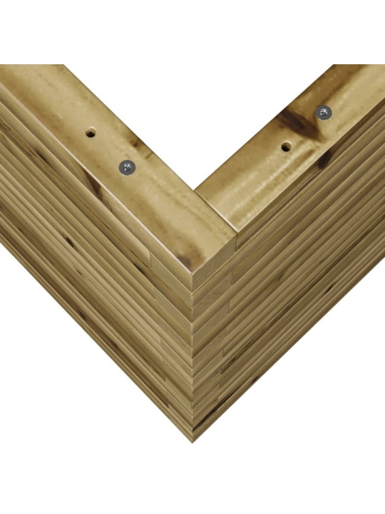 Zahradní truhlík 90 x 60 x 68,5 cm impregnované borové dřevo
