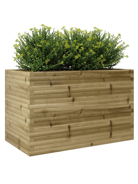 Zahradní truhlík 110 x 60 x 68,5 cm impregnované borové dřevo