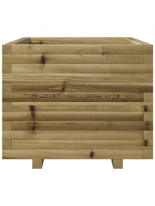 Zahradní truhlík 60 x 60 x 49,5 cm impregnované borové dřevo