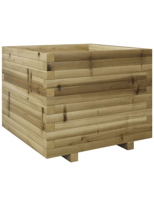 Zahradní truhlík 60 x 60 x 49,5 cm impregnované borové dřevo