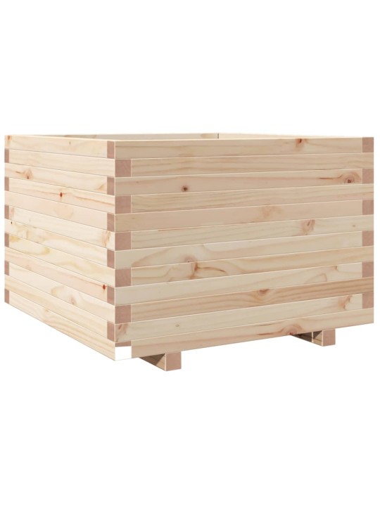 Zahradní truhlík 70 x 70 x 49,5 cm masivní borové dřevo