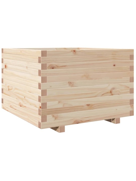 Zahradní truhlík 70 x 70 x 49,5 cm masivní borové dřevo