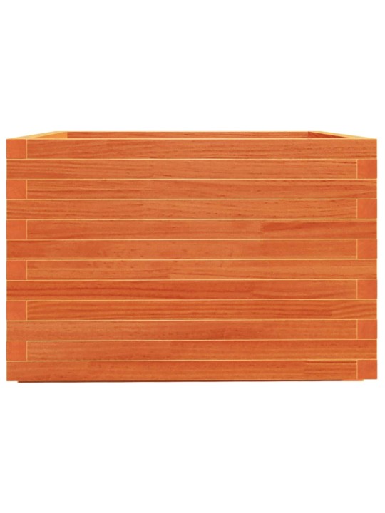 Zahradní truhlík voskově hnědý 70x70x49,5 cm masivní borovice