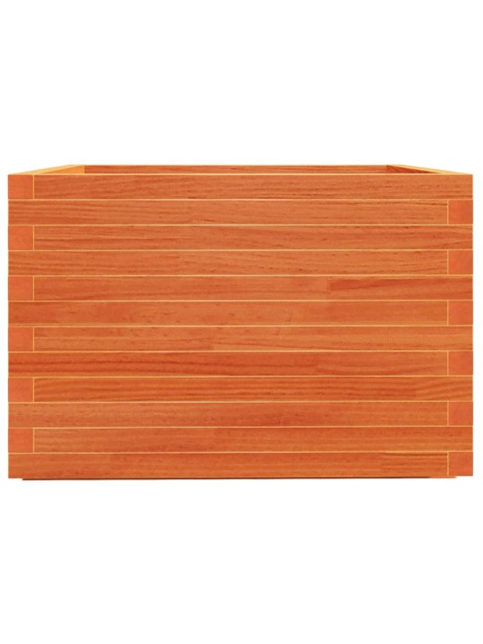 Zahradní truhlík voskově hnědý 70x70x49,5 cm masivní borovice