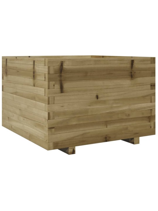 Zahradní truhlík 70 x 70 x 49,5 cm impregnované borové dřevo