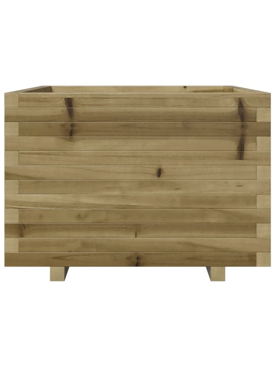 Zahradní truhlík 70 x 70 x 49,5 cm impregnované borové dřevo