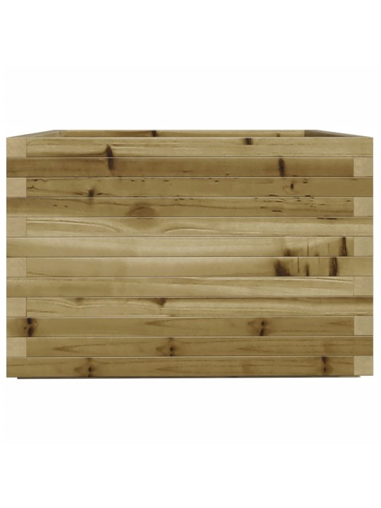 Zahradní truhlík 70 x 70 x 49,5 cm impregnované borové dřevo