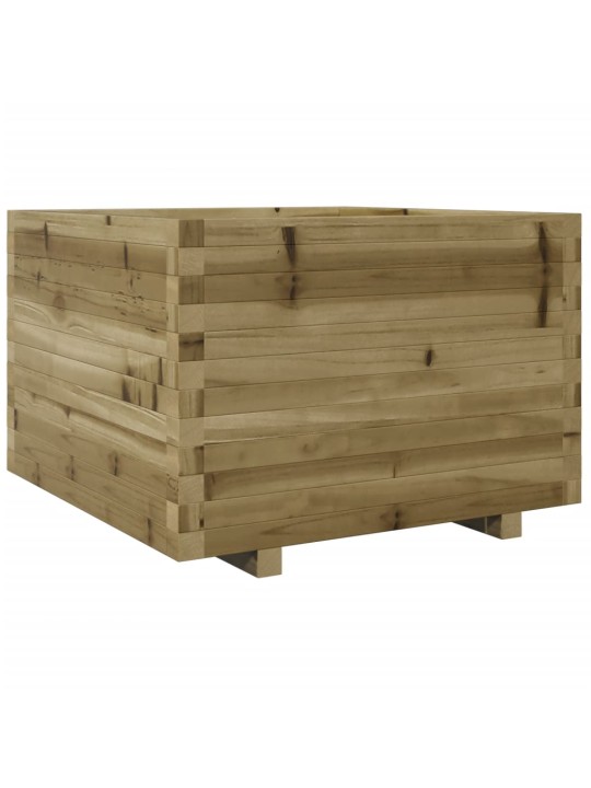 Zahradní truhlík 70 x 70 x 49,5 cm impregnované borové dřevo