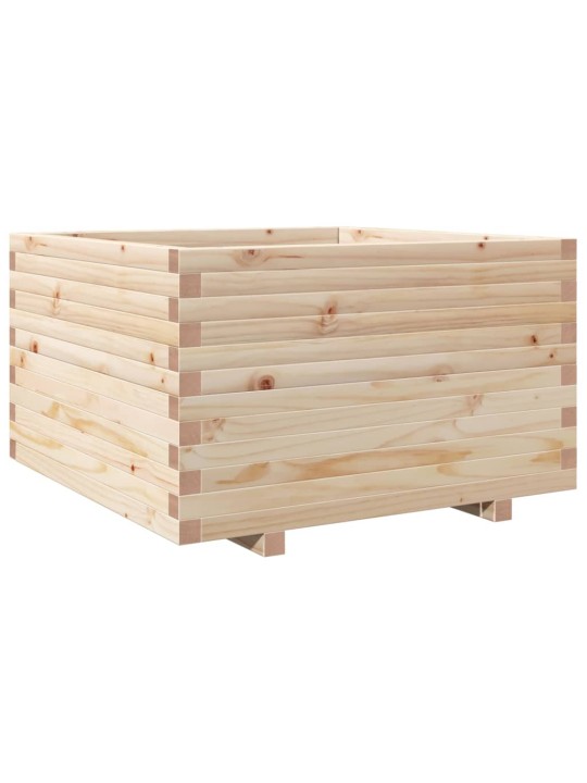 Zahradní truhlík 80 x 80 x 49,5 cm masivní borové dřevo