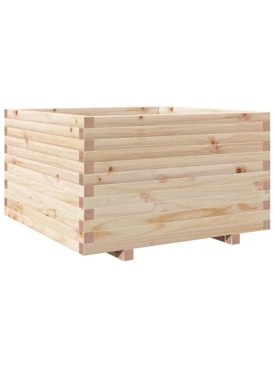 Zahradní truhlík 80 x 80 x 49,5 cm masivní borové dřevo