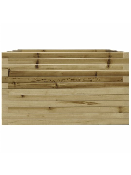 Zahradní truhlík 80 x 80 x 49,5 cm impregnované borové dřevo