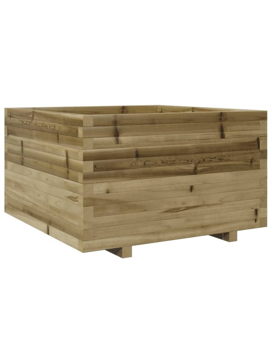 Zahradní truhlík 80 x 80 x 49,5 cm impregnované borové dřevo