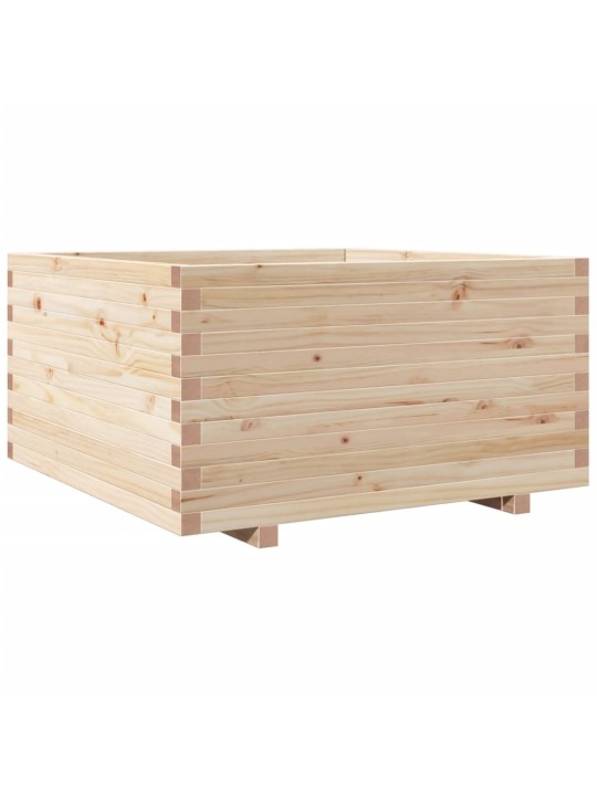 Zahradní truhlík 90 x 90 x 49,5 cm masivní borové dřevo