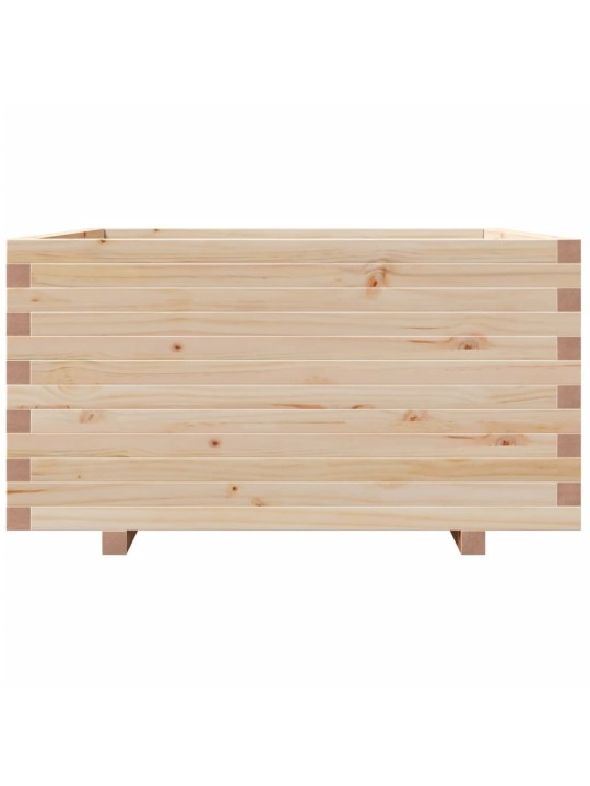 Zahradní truhlík 90 x 90 x 49,5 cm masivní borové dřevo
