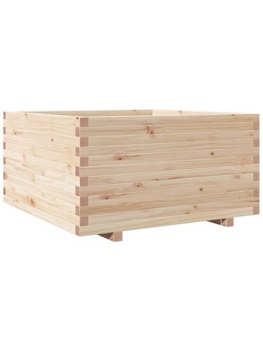Zahradní truhlík 90 x 90 x 49,5 cm masivní borové dřevo