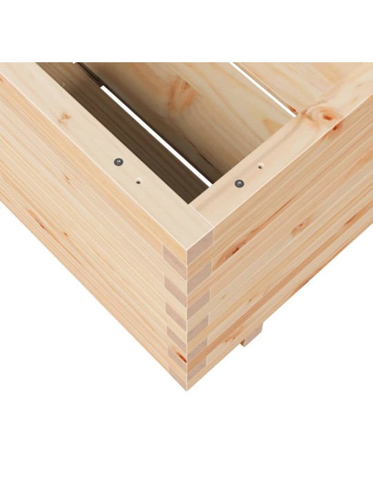 Zahradní truhlík 90 x 90 x 49,5 cm masivní borové dřevo