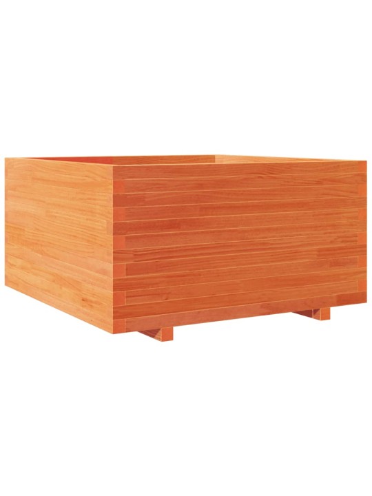 Zahradní truhlík voskově hnědý 90x90x49,5 cm masivní borovice