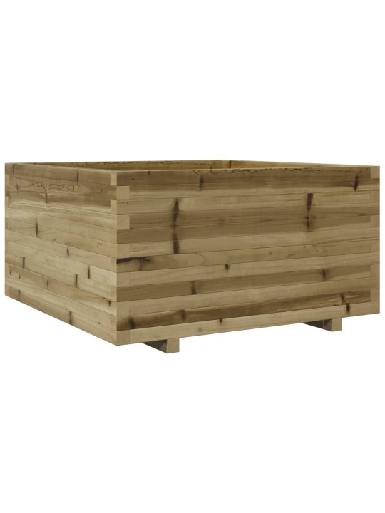 Zahradní truhlík 90 x 90 x 49,5 cm impregnované borové dřevo