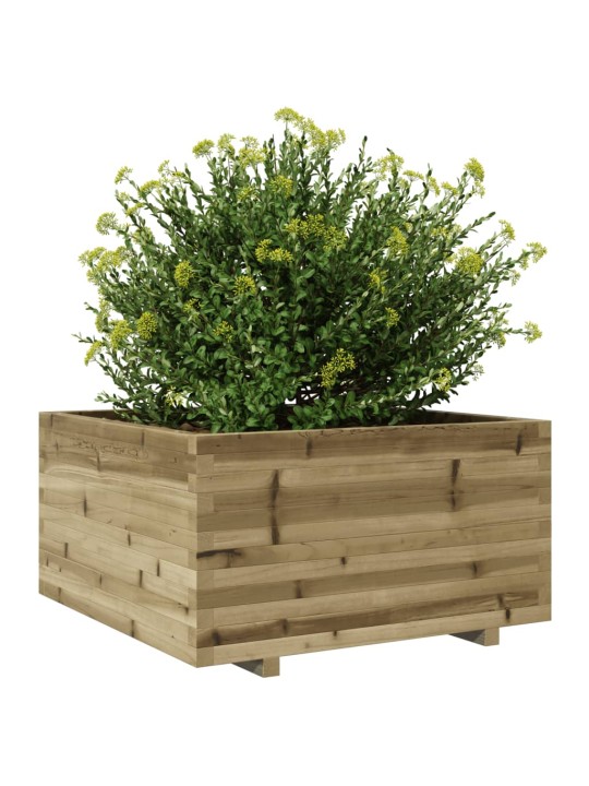 Zahradní truhlík 90 x 90 x 49,5 cm impregnované borové dřevo