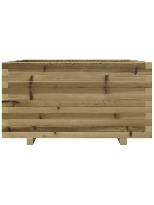 Zahradní truhlík 90 x 90 x 49,5 cm impregnované borové dřevo
