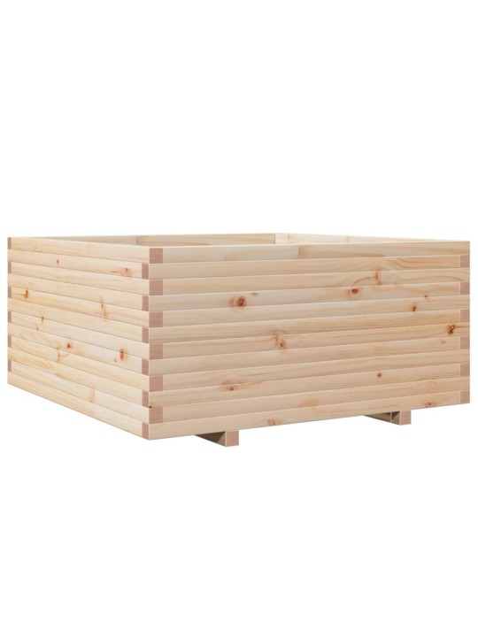 Zahradní truhlík 100 x 100 x 49,5 cm masivní borové dřevo