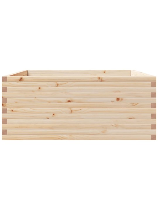 Zahradní truhlík 110 x 110 x 49,5 cm masivní borové dřevo