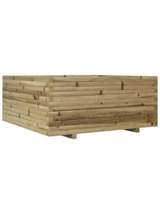 Zahradní truhlík 110 x 110 x 49,5 cm impregnované borové dřevo
