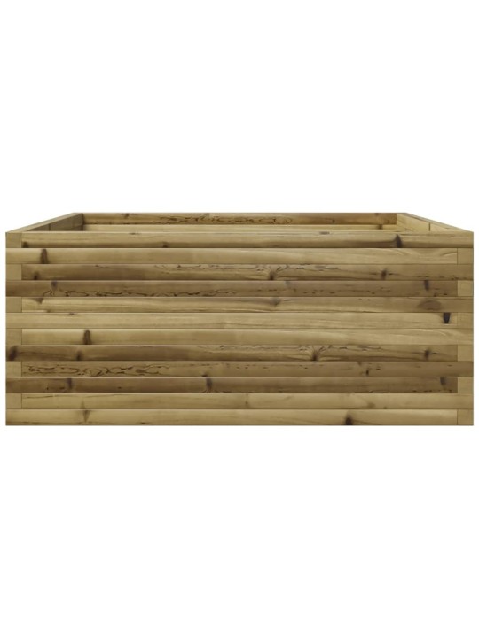 Zahradní truhlík 110 x 110 x 49,5 cm impregnované borové dřevo