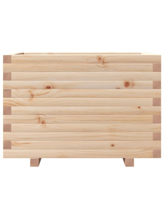 Zahradní truhlík 70 x 40 x 49,5 cm masivní borové dřevo