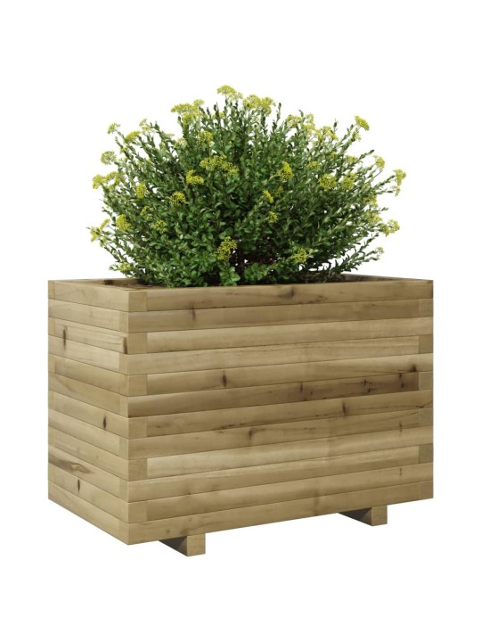 Zahradní truhlík 70 x 40 x 49,5 cm impregnované borové dřevo
