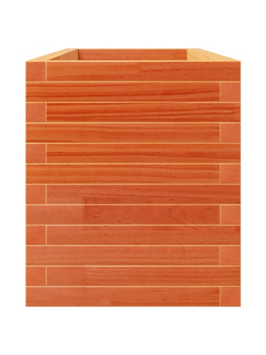 Zahradní truhlík voskově hnědý 110x40x49,5 cm masivní borovice