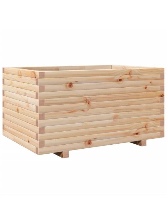 Zahradní truhlík 90 x 60 x 49,5 cm masivní borové dřevo