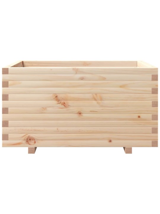 Zahradní truhlík 90 x 60 x 49,5 cm masivní borové dřevo