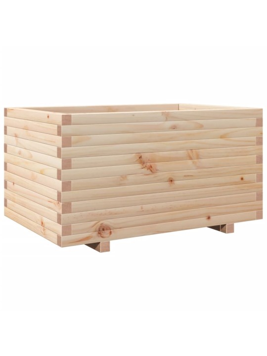 Zahradní truhlík 90 x 60 x 49,5 cm masivní borové dřevo
