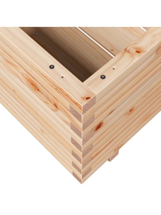 Zahradní truhlík 90 x 60 x 49,5 cm masivní borové dřevo
